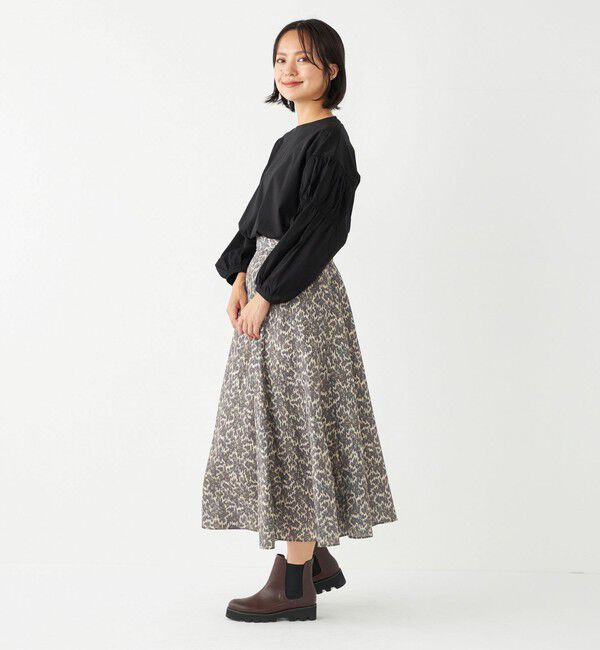 SHIPS Colors 「SHIPS Colors:〈洗濯機可能〉MULHOUSE レオパード フレアスカート」|スカート|