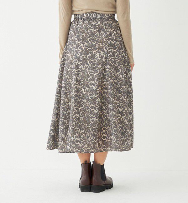 SHIPS Colors 「SHIPS Colors:〈洗濯機可能〉MULHOUSE レオパード フレアスカート」|スカート|