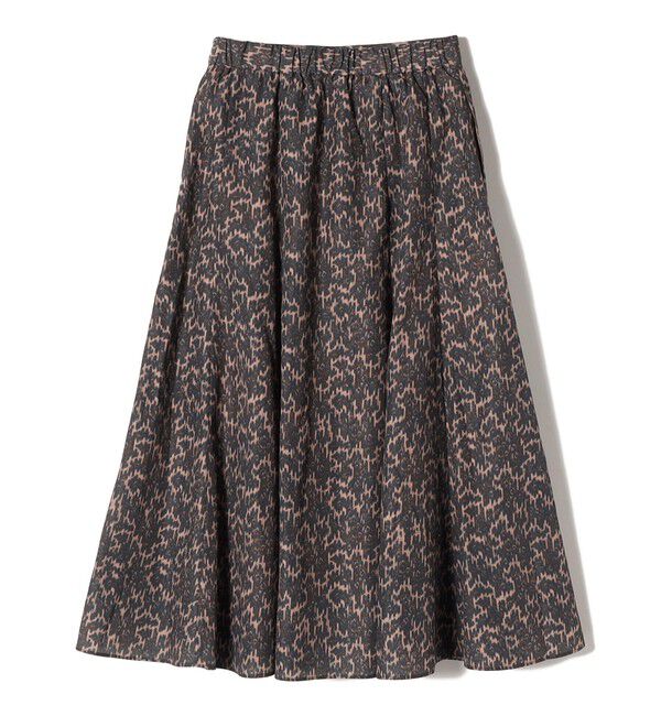 SHIPS Colors 「SHIPS Colors:〈洗濯機可能〉MULHOUSE レオパード フレアスカート」|スカート|