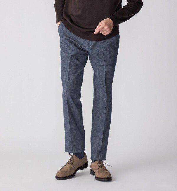 SHIPS「SHIPS: 〈手洗い可能〉2WAY ストレッチ ドビー パンツ」|チノ|