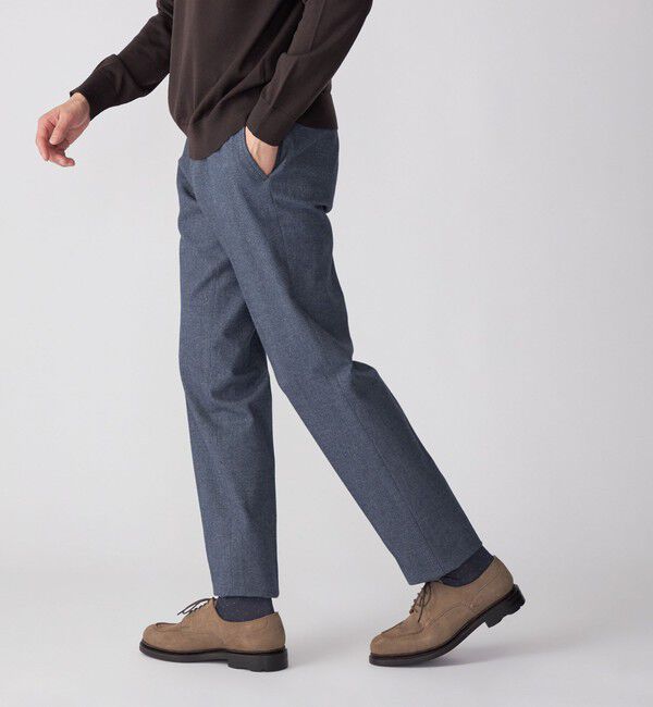 SHIPS「SHIPS: 〈手洗い可能〉2WAY ストレッチ ドビー パンツ」|チノ|