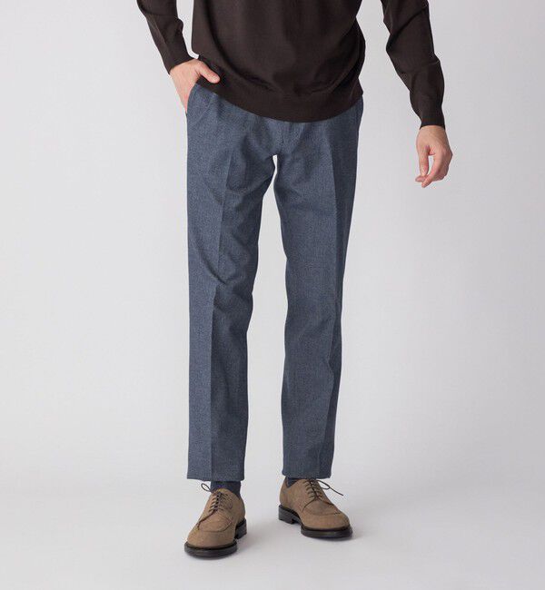 SHIPS「SHIPS: 〈手洗い可能〉2WAY ストレッチ ドビー パンツ」|チノ|