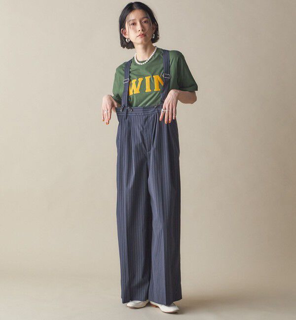 SHIPS for women「SHIPS NINE CASE:〈洗濯機可能〉パッチワーク ロゴ TEE」|Tシャツ・カットソー|