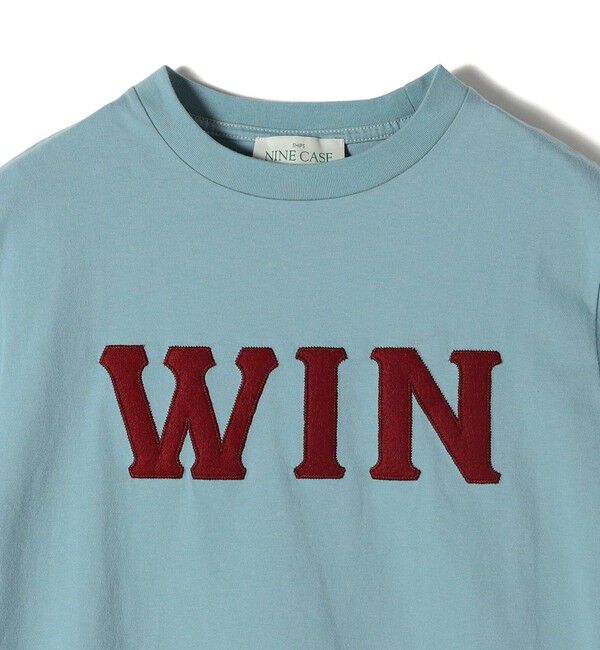 SHIPS for women「SHIPS NINE CASE:〈洗濯機可能〉パッチワーク ロゴ TEE」|Tシャツ・カットソー|