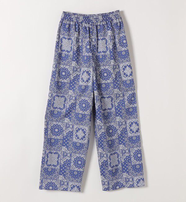 SHIPS any「《予約》SHIPS any:〈洗濯機可能〉バンダナ プリント イージー ワイド パンツ」|その他|