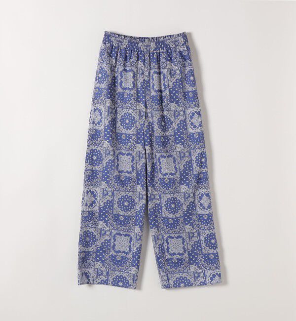 SHIPS any「《予約》SHIPS any:〈洗濯機可能〉バンダナ プリント イージー ワイド パンツ」|その他|