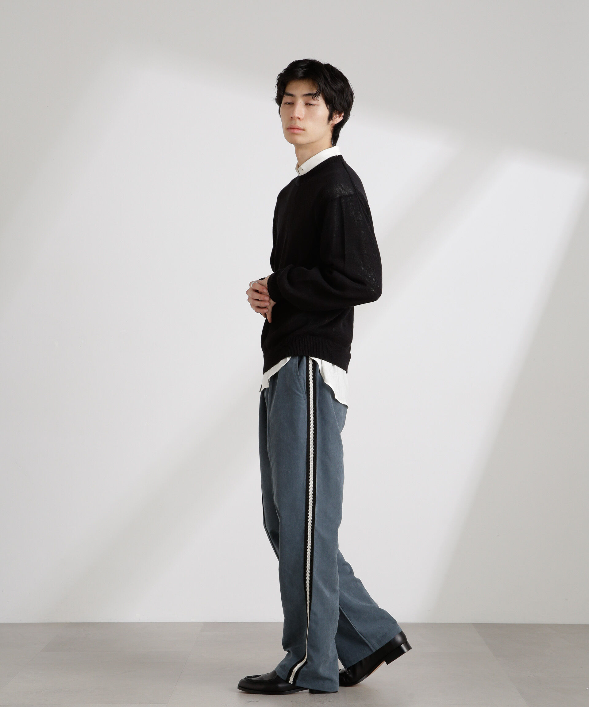 nano･universe「NORMANBROS/NORMANBROS別注 トラックパンツ」|チノ|