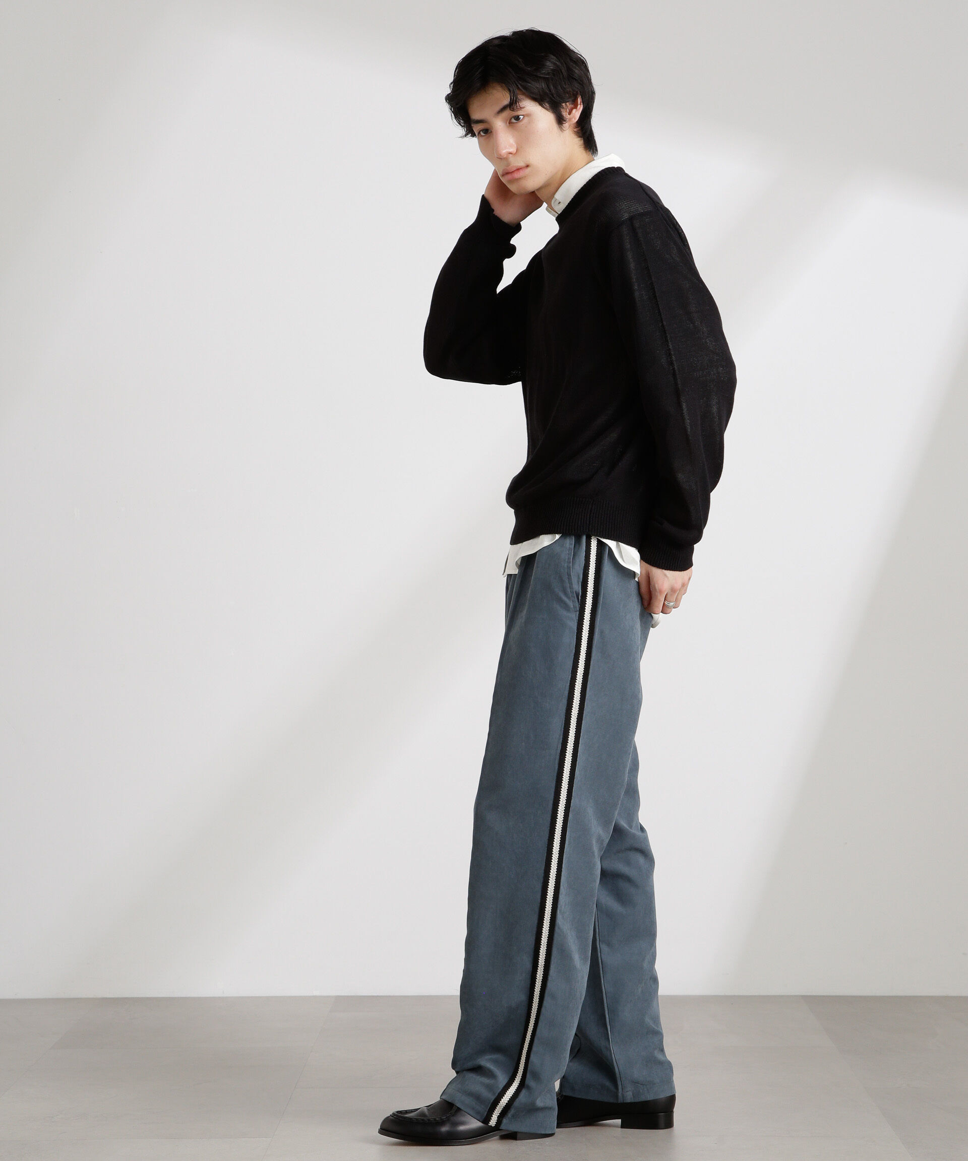 nano･universe「NORMANBROS/NORMANBROS別注 トラックパンツ」|チノ|