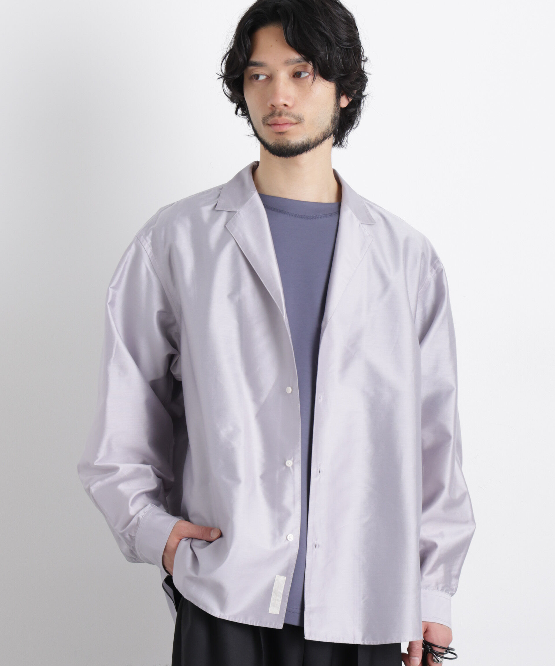 nano･universe「｢OtoNANO｣ 大人のワイドシャツ テーラードカラーシャツ」|シャツ・ブラウス|