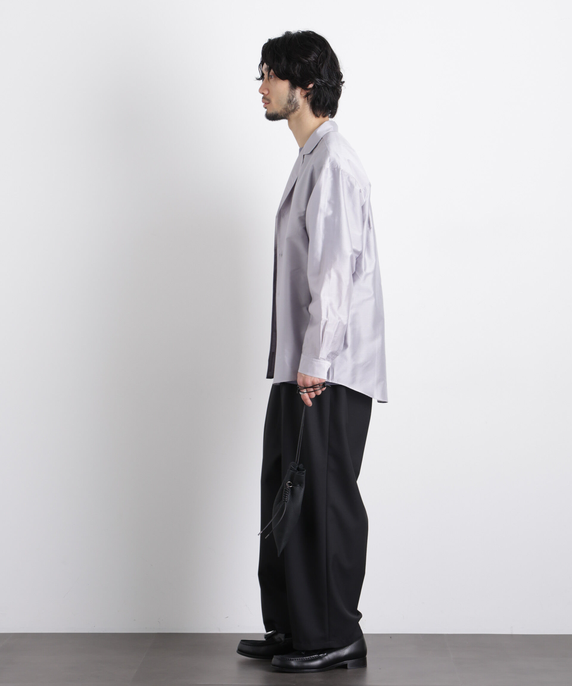 nano･universe「｢OtoNANO｣ 大人のワイドシャツ テーラードカラーシャツ」|シャツ・ブラウス|