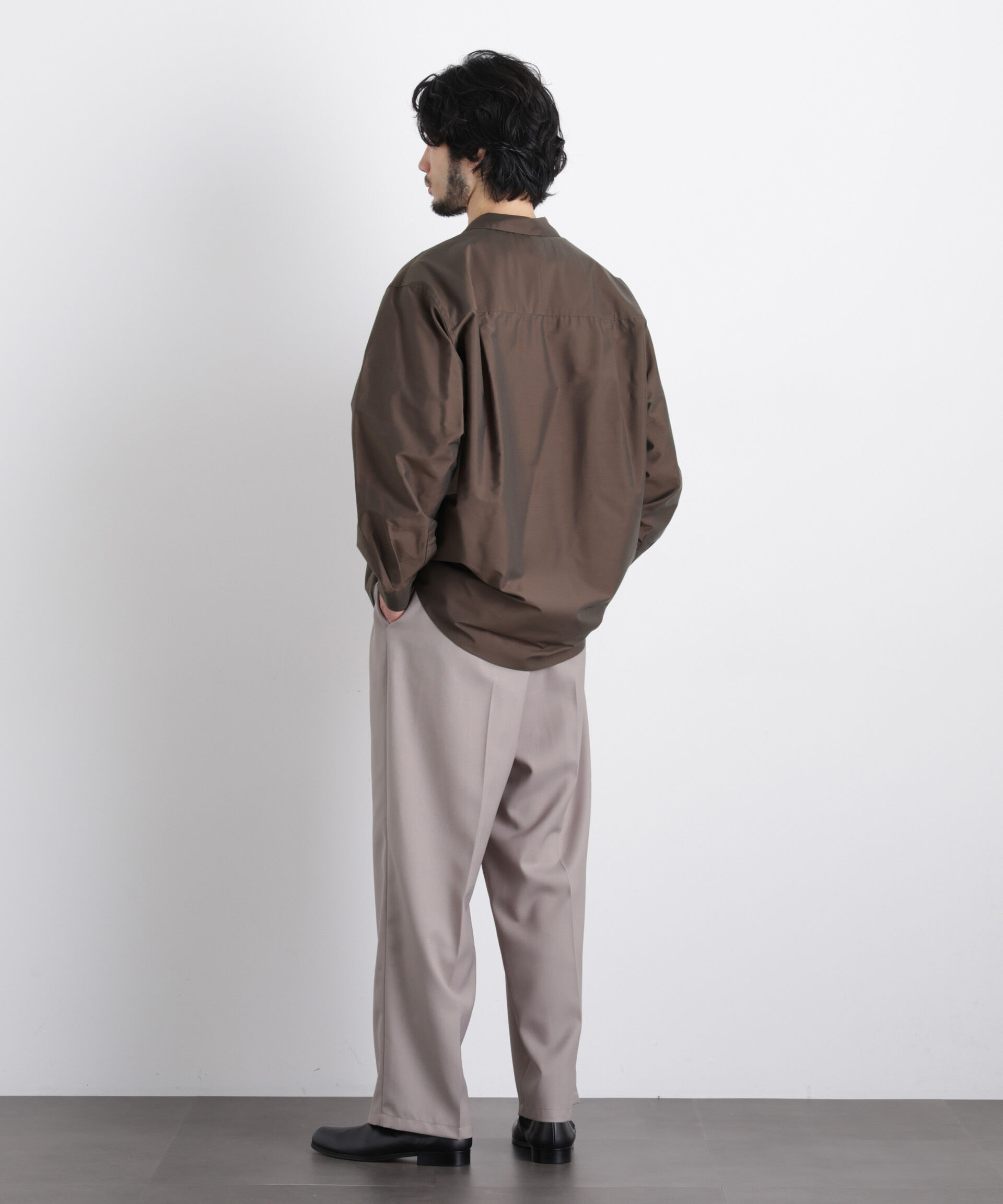 nano･universe「｢OtoNANO｣ 大人のワイドシャツ テーラードカラーシャツ」|シャツ・ブラウス|