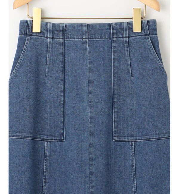 組曲「【ストレッチ】ミッドデニム フレアスカート」|スカート|