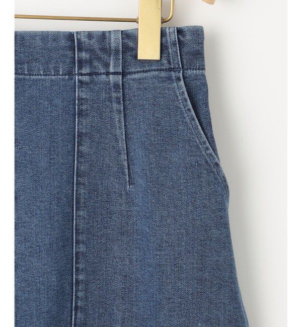 組曲「【ストレッチ】ミッドデニム フレアスカート」|スカート|