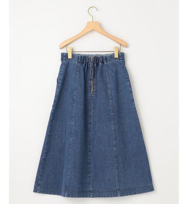 組曲「【ストレッチ】ミッドデニム フレアスカート」|スカート|