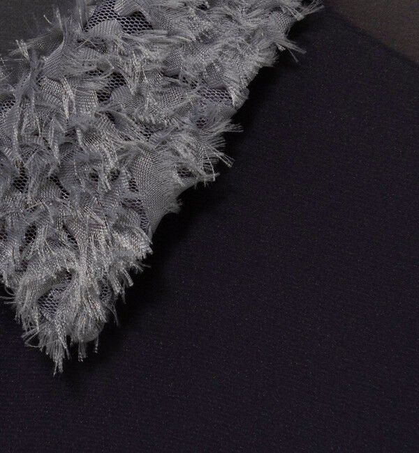 NOLLEY'S sophi「チュール襟付オーガンジーフレアシャツブラウス」|シャツ・ブラウス|