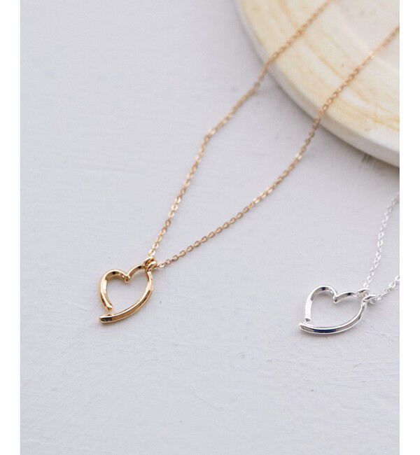VIS「スウィングハートラインネックレス」|ネックレス|ゴールド