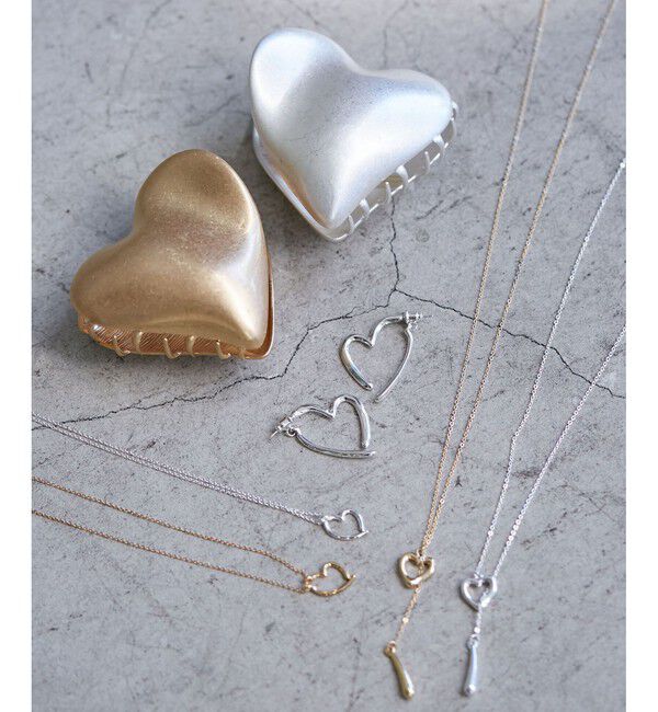 VIS「スウィングハートラインネックレス」|ネックレス|