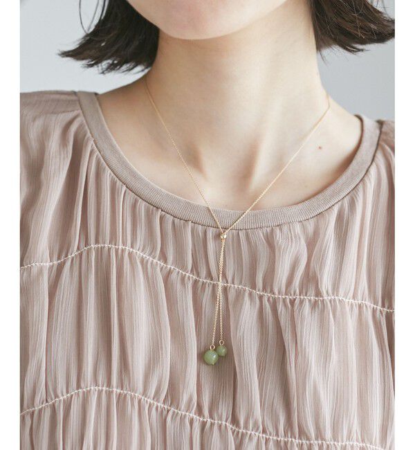 ROPE PICNIC PASSAGE「天然石トップラリエットネックレス」|ネックレス|