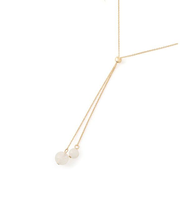 ROPE PICNIC PASSAGE「天然石トップラリエットネックレス」|ネックレス|