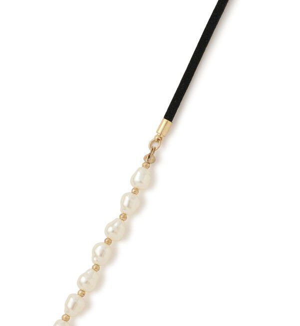 ROPE PICNIC PASSAGE「マルチWAYスエードコードパールネックレス」|ネックレス|