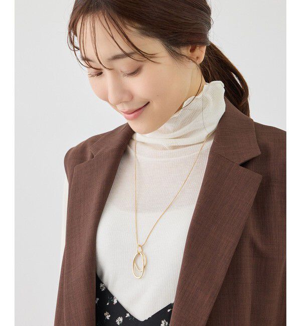 ROPE PICNIC PASSAGE「変型オーバルトップペンダント」|ネックレス|