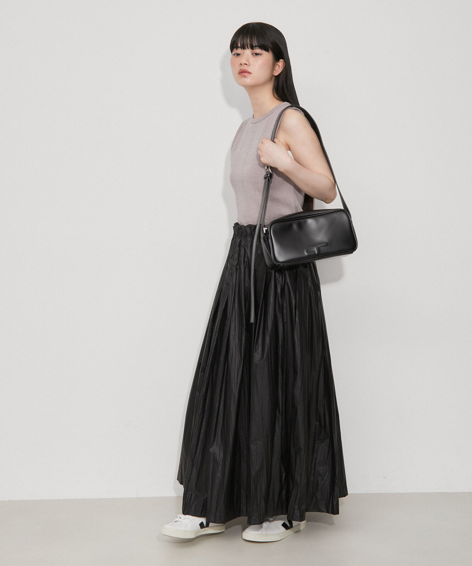 ADAM ET ROPE'「メタリックイージースカート」|スカート|