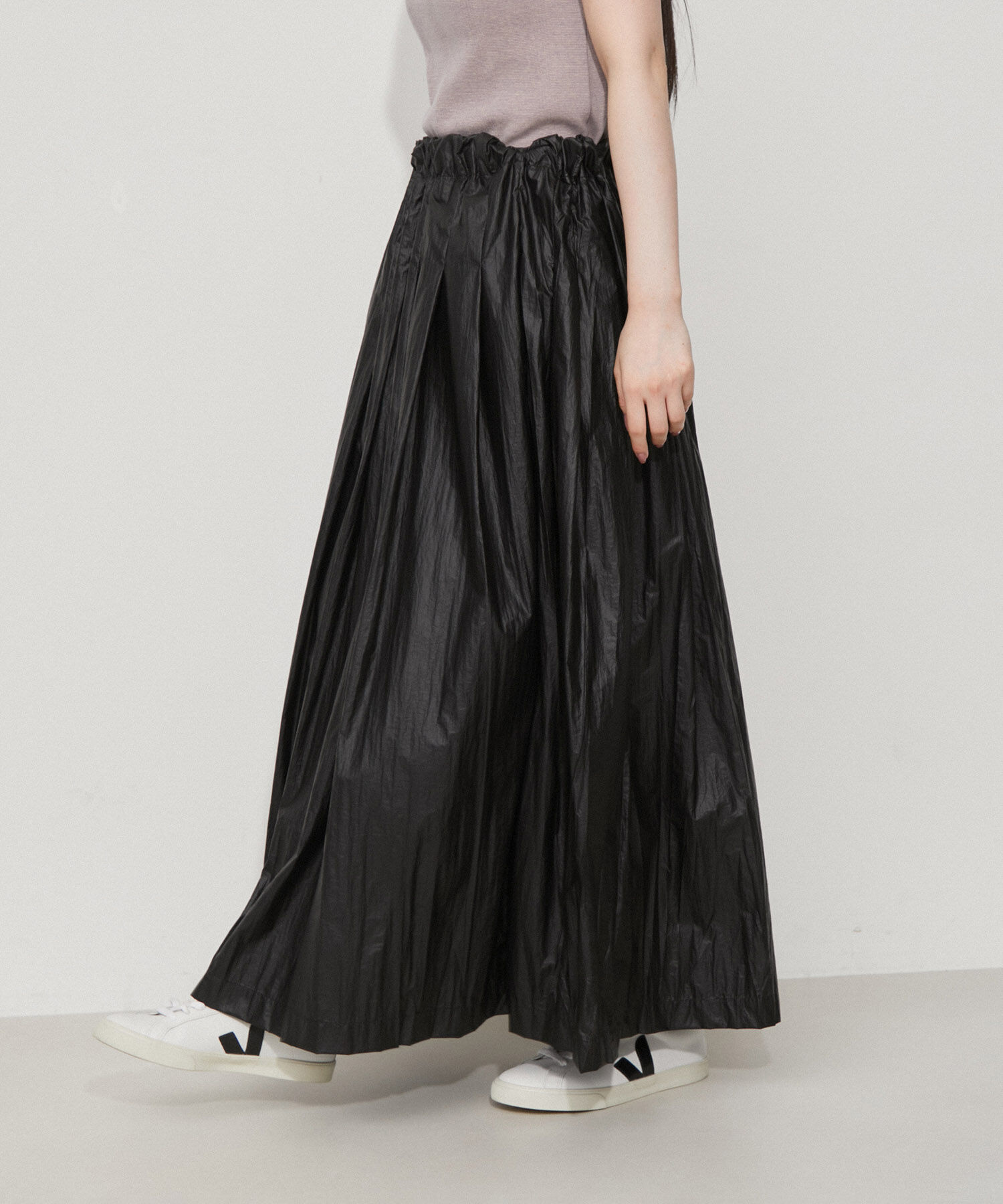 ADAM ET ROPE'「メタリックイージースカート」|スカート|