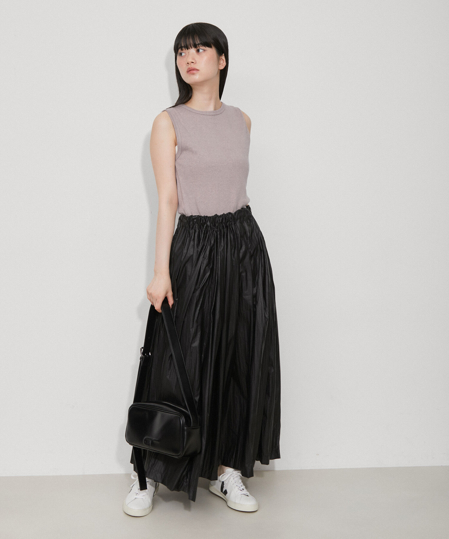 ADAM ET ROPE'「メタリックイージースカート」|スカート|