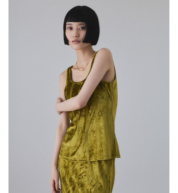 ADAM ET ROPE'「【Miller for ADAM ET ROPE'】別注 スクエアタンク（カップ付き）」|タンクトップ|