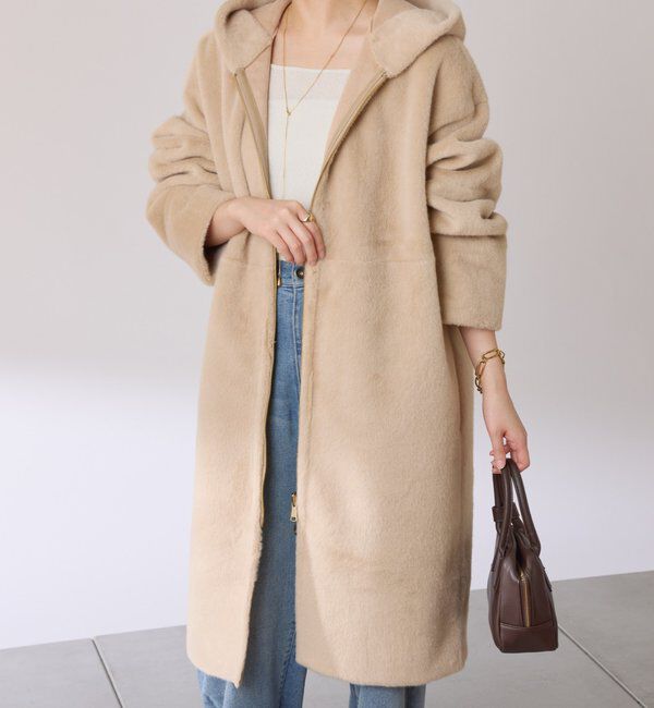 リバーシブルフェイクファーコート｜ルミネのファッション通販