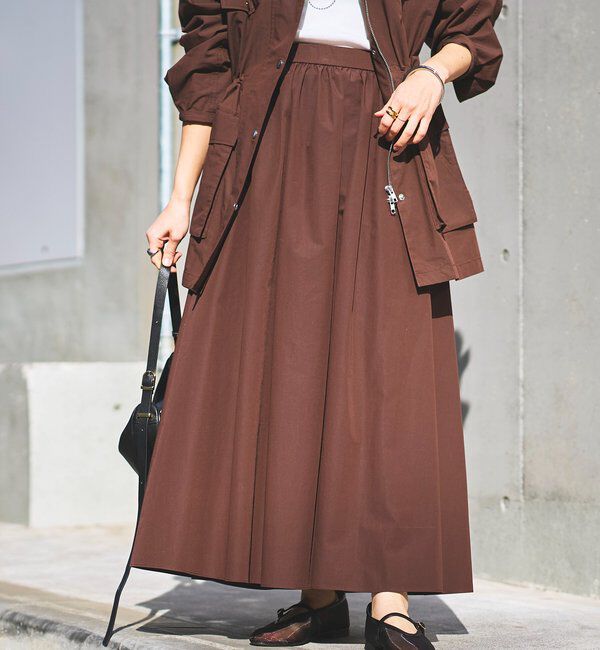  「【セットアップ対応可】フォルムギャザースカート」|スカート|