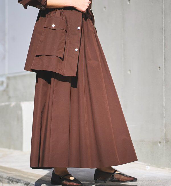  「【セットアップ対応可】フォルムギャザースカート」|スカート|