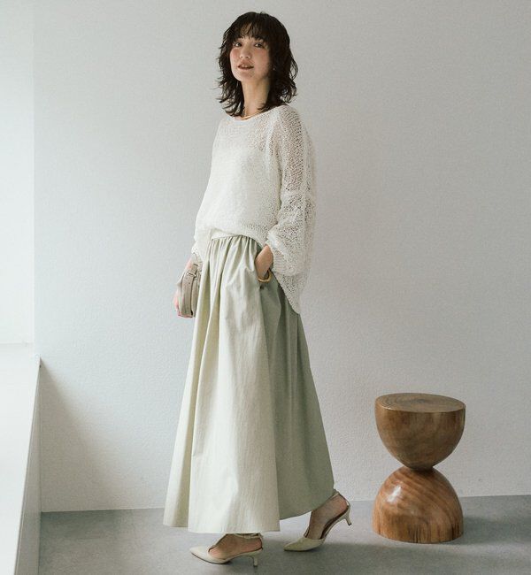  「【セットアップ対応可】フォルムギャザースカート」|スカート|