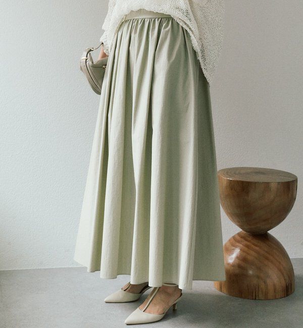  「【セットアップ対応可】フォルムギャザースカート」|スカート|