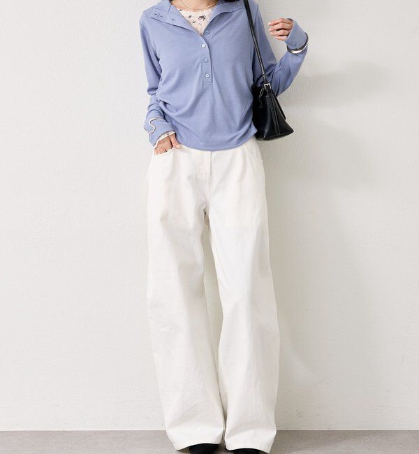  「リブヘンリーネックプルオーバー」|Tシャツ・カットソー|