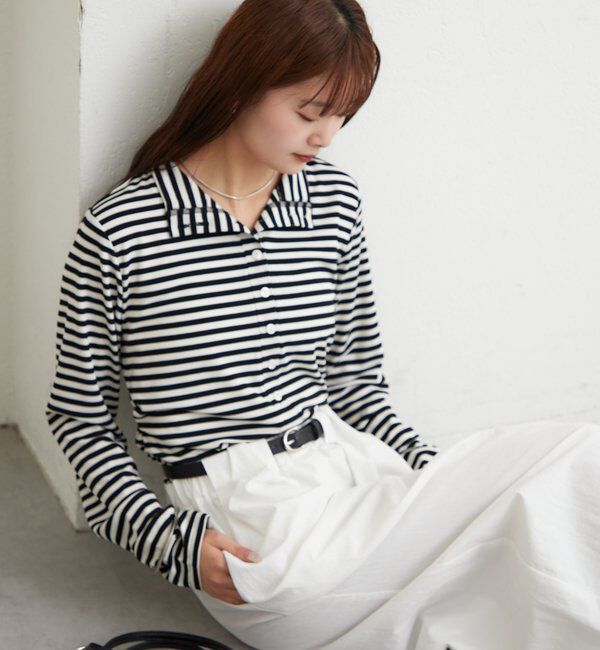  「リブヘンリーネックプルオーバー」|Tシャツ・カットソー|