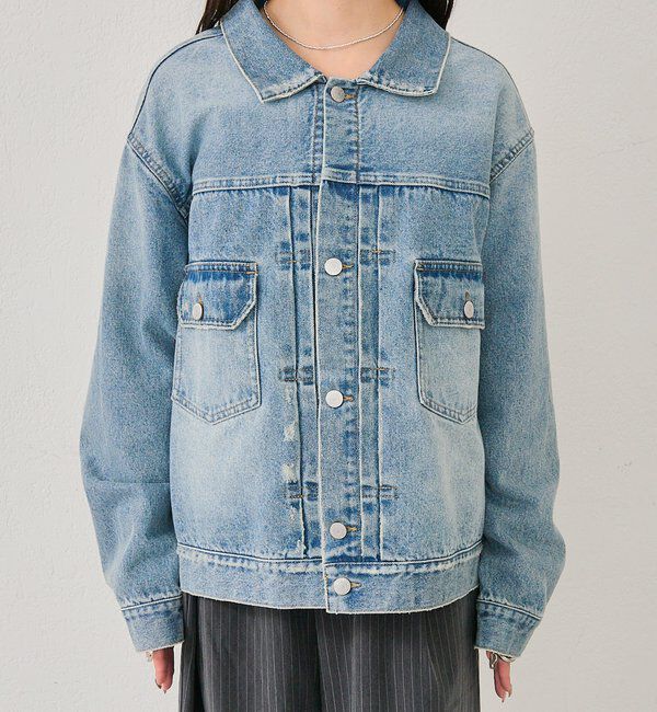  「オーバーデニムジャケット」|デニムジャケット|