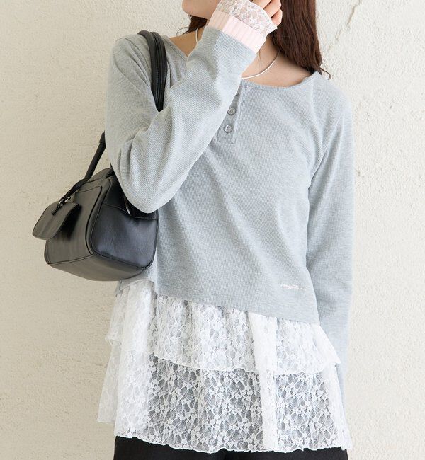  「ヘンリーネックチビロンT」|Tシャツ・カットソー|