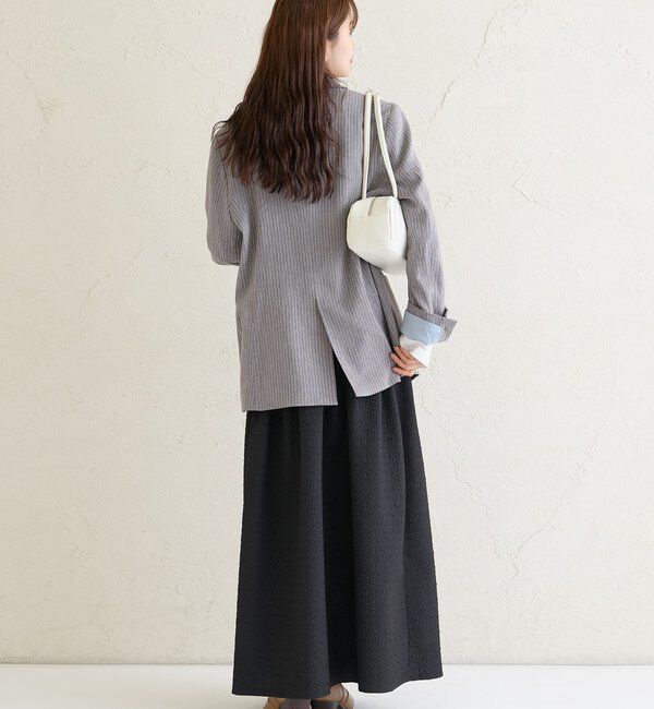  「エンボスギャザースカート」|スカート|