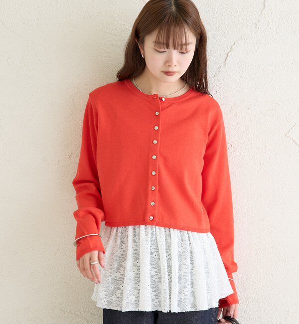  「デイリーショートカーディガン」|カーディガン|