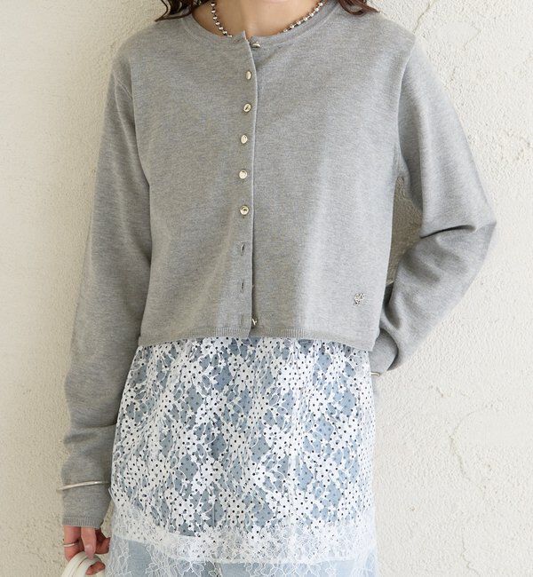  「デイリーショートカーディガン」|カーディガン|