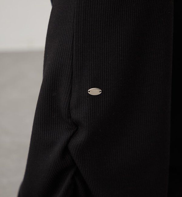  「裾ギャザーリブパンツ」|チノ|