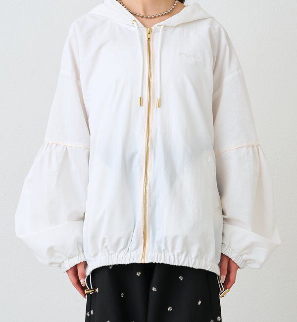  「ナイロンフーディーパーカー」|ブルゾン・スタジャン|