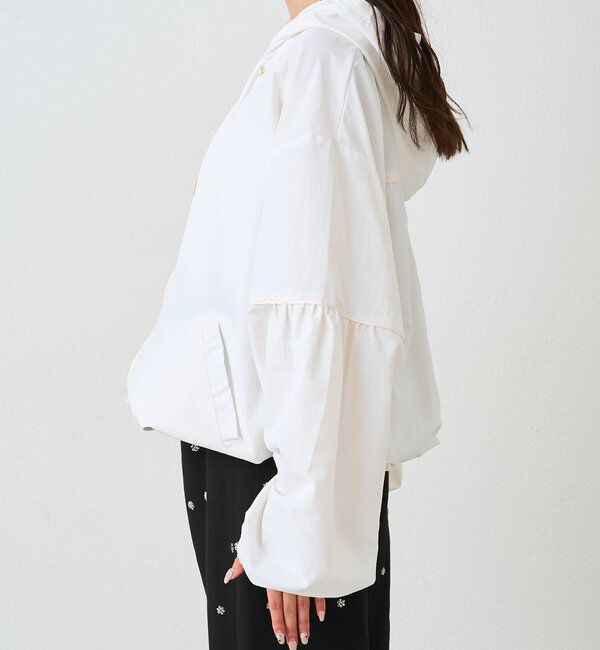  「ナイロンフーディーパーカー」|ブルゾン・スタジャン|