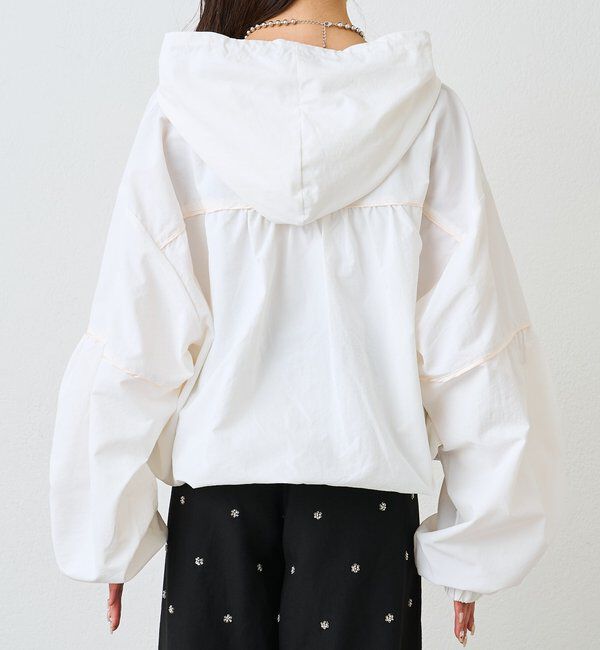  「ナイロンフーディーパーカー」|ブルゾン・スタジャン|