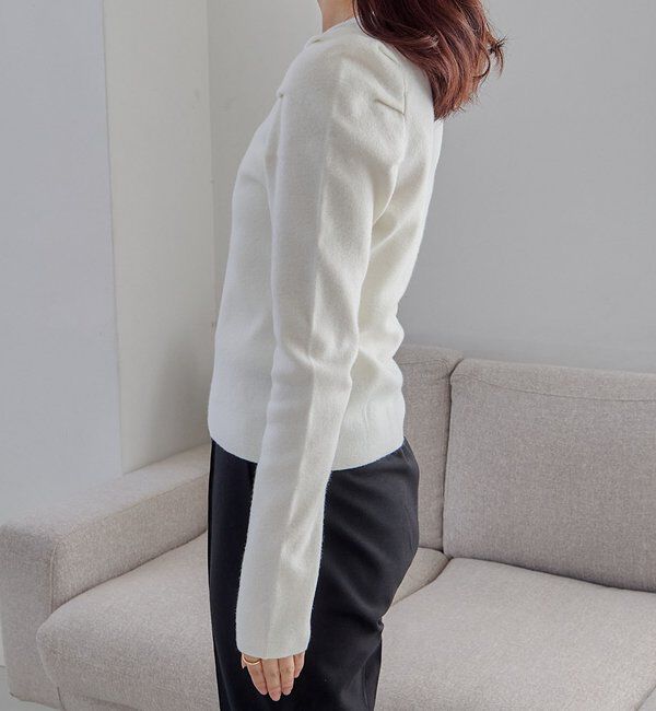  「ホックヘンリーパフニット」|ニット・セーター|