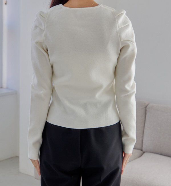  「ホックヘンリーパフニット」|ニット・セーター|