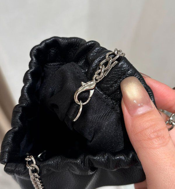  「チェーンギャザーポーチバッグ」|その他|