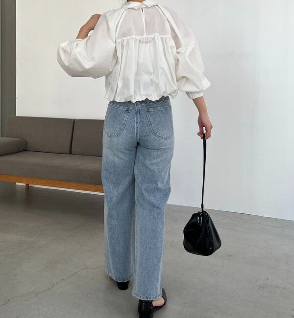  「バルーンクロップシャツ」|シャツ・ブラウス|