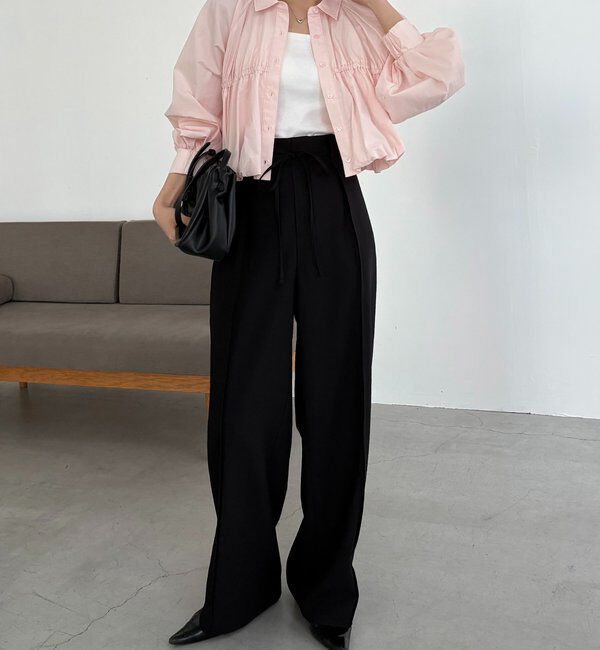  「バルーンクロップシャツ」|シャツ・ブラウス|